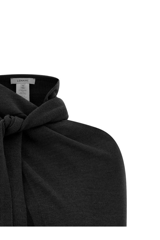 Trompe-l'œil scarf Black