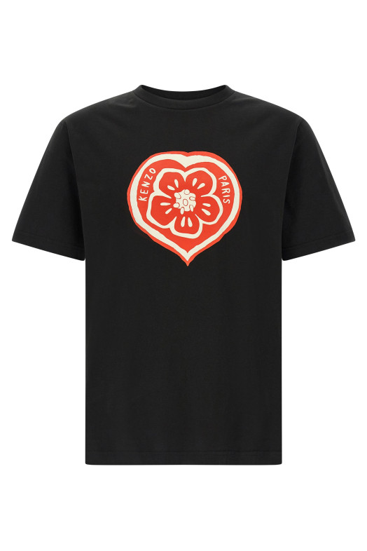 'KENZO Boke Heart' T-shirt Black