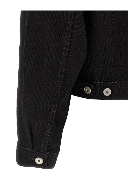 'Trucker' jacket Black