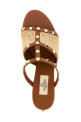 Valentino Garavani 'Rockstud' slides Brown