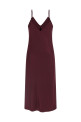 'Bias Slip' midi dress Bordeaux