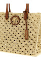 'La Medusa' large shopping bag Beige
