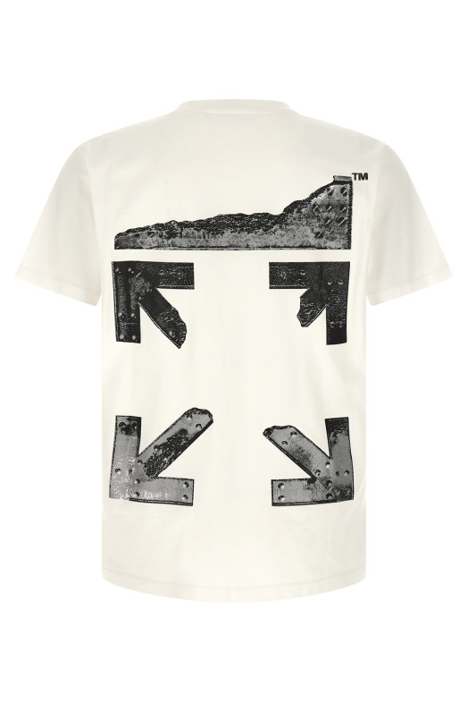 'Metal Arrow' T-shirt White
