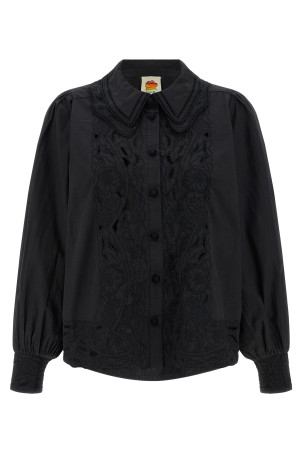 'Black embroidered' shirt Black