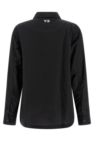 'W RE 3S' overshirt Black