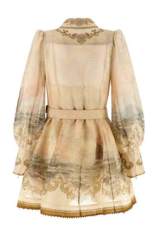 'Rebellion Marine' dress  Beige