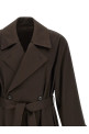 Double-breasted coat Brown