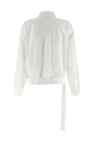 Twisted construction shirt White