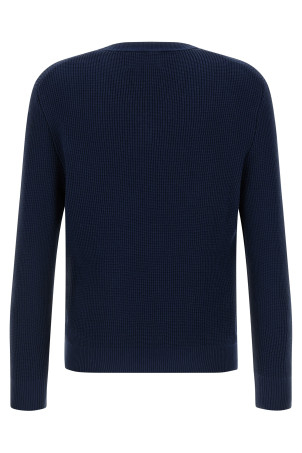 Argyle pattern sweater Blue