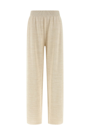 Lamé thread trousers Gold