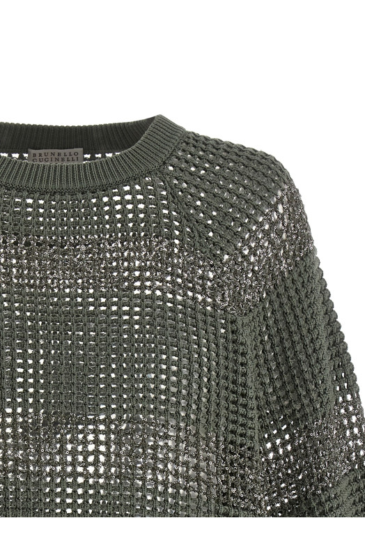 'Dazzling Stripes' sweater Green