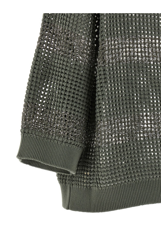 'Dazzling Stripes' sweater Green