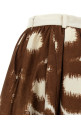 Canvas skirt Brown