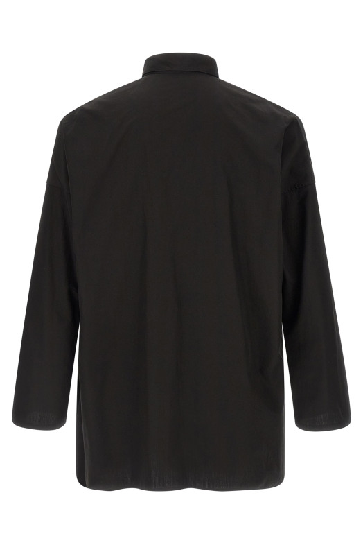 'Collar Gather Double B' shirt Black