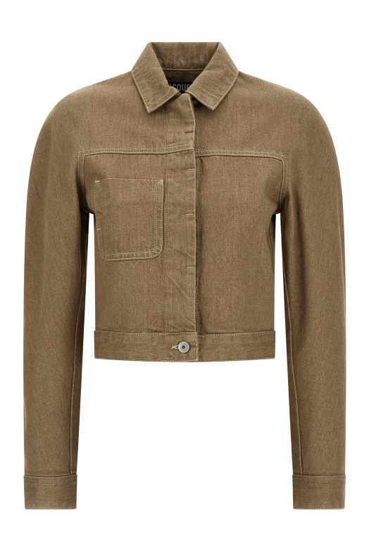 'La veste ovalo cargo' jacket Beige