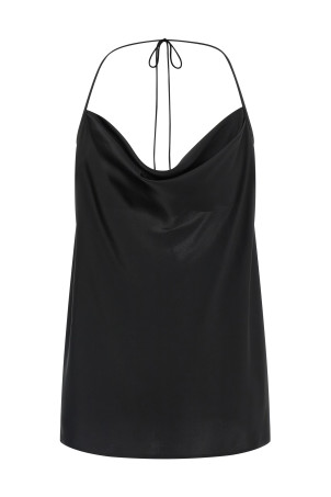 Silk top Black