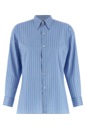 Cotton and silk shirt BLUE