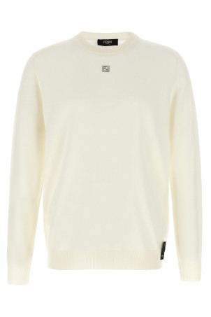 FF logo sweater White