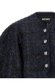 'Bouclé Short' blazer Blue