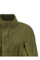 Canvas bomber jacket Green
