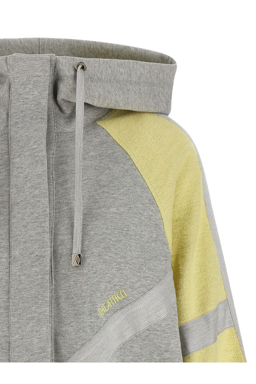 Double American fleece bomber jacket Multicolor