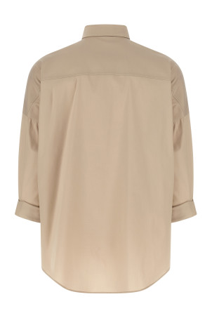 'Shiny Trim' shirt Beige