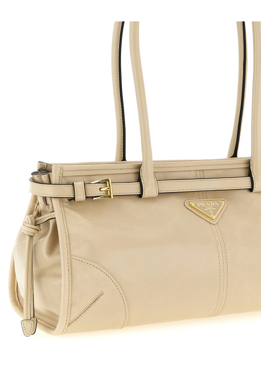 'Prada Bonnie' medium handbag Beige