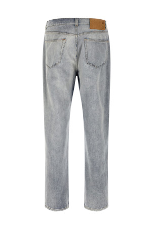 Used effect jeans BLUE