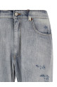 Used effect jeans BLUE
