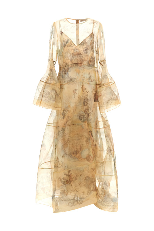 'Rebellion' dress Beige