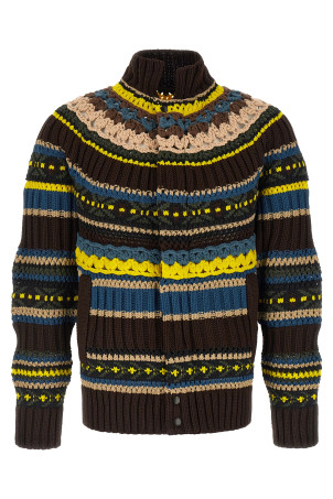 'Knit' cardigan Brown