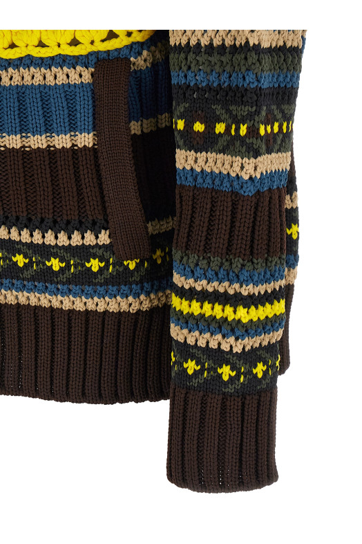 'Knit' cardigan Brown