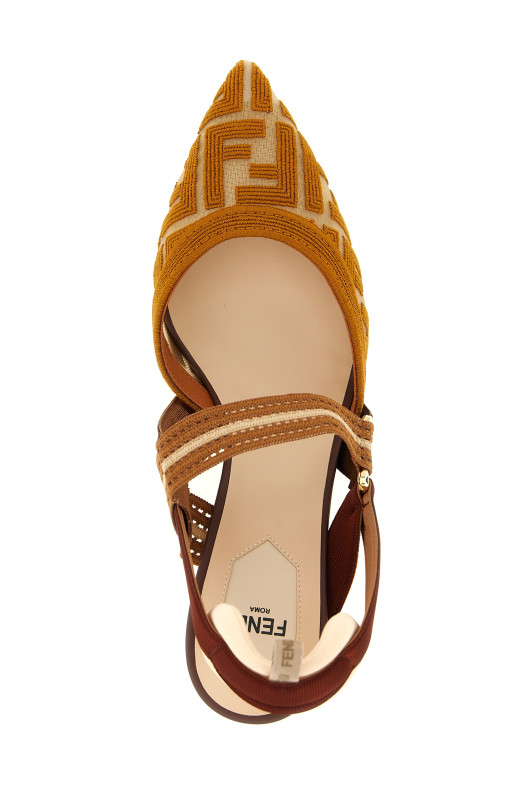 'Colibrì' slingback Brown