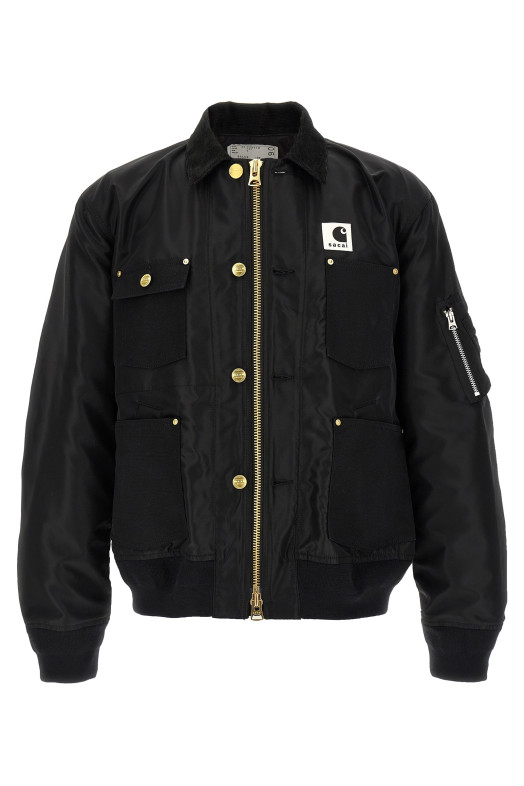 Sacai x Carhartt WIP 'Duck' jacket Black