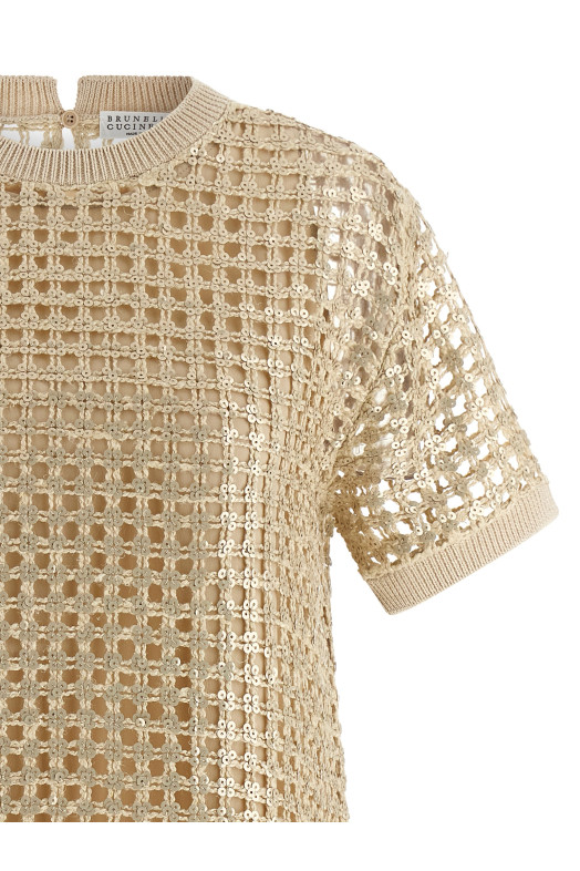 Dazzling knit dress Yellow