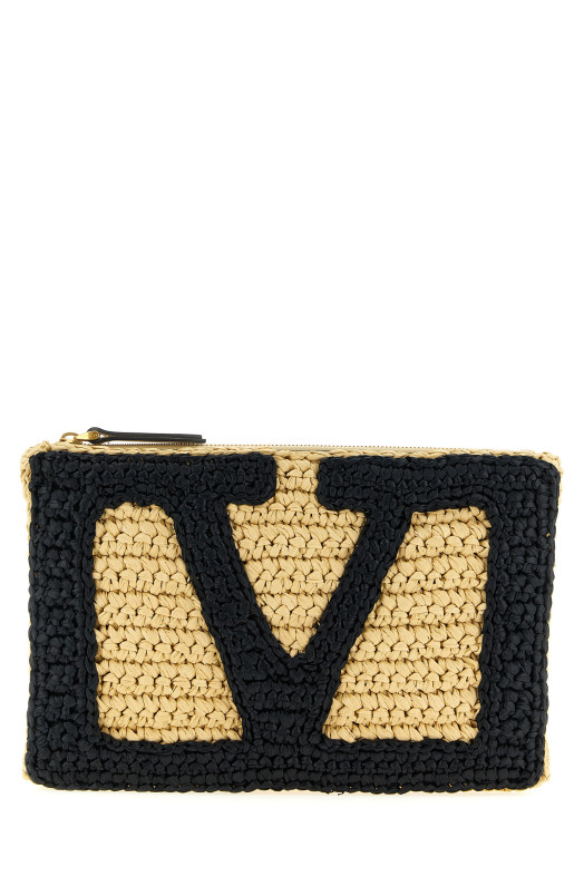 ValentinoGaravani 'VivaSuperstarCrochet'm clutch bag Beige