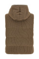 Sleeveless down jacket Brown