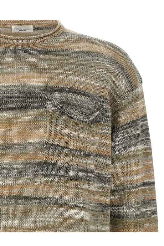 Mouliné sweater Gray