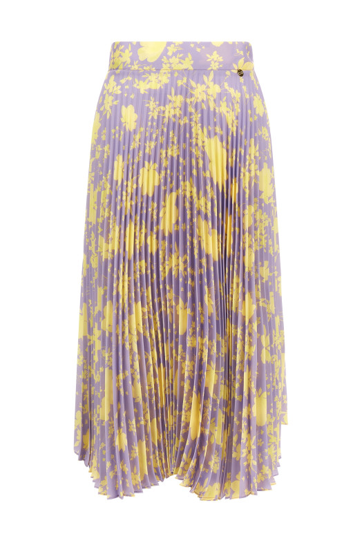 Pleated skirt Purple