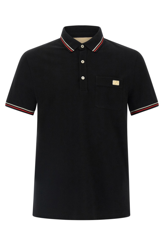 Valentino Garavani 'Valentino' polo shirt Black