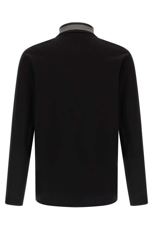 'H-Pleins 200' polo shirt Black