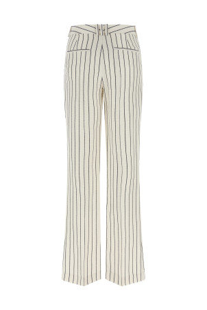 Striped pants White