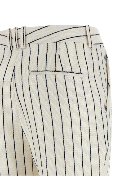 Striped pants White