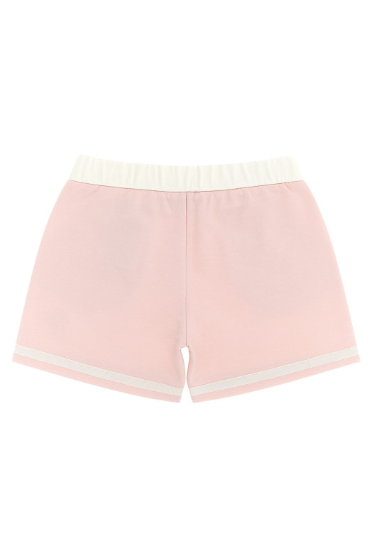 Cotton viscose bermuda shorts Pink
