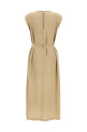 Fluid viscose dress Beige