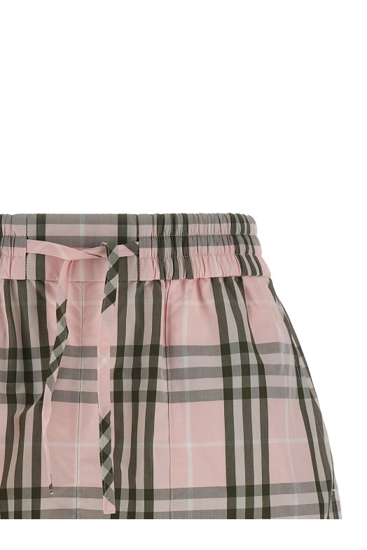 'Evelyn Chk' shorts Pink