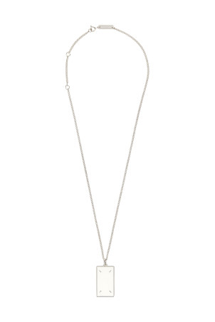 'Four Stitches' necklace Silver