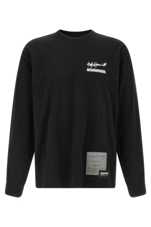 Yohji Yamamoto × NH 'LS TEE' T-shirt  Black