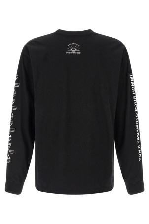 Yohji Yamamoto × NH 'LS TEE' T-shirt  Black