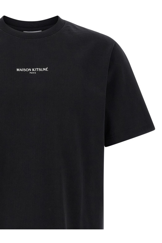 'Maison Kitsuné Paris' T-shirt Black